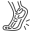 Plantar fascia icon